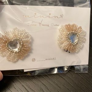 Handmade Japanese beads earrings